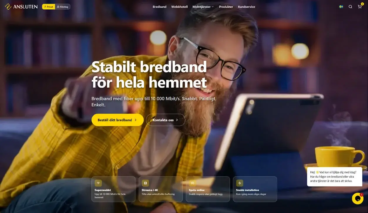 Ansluten Hosting