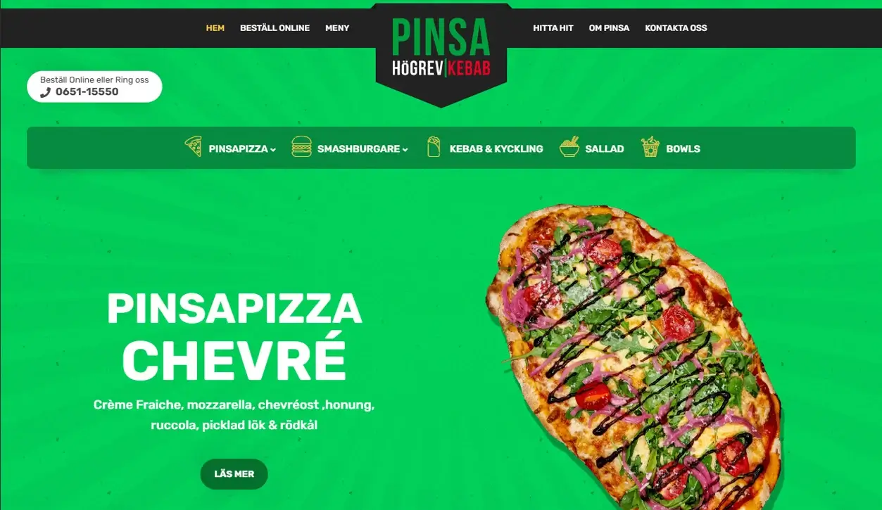 Pinsa Ljusdal